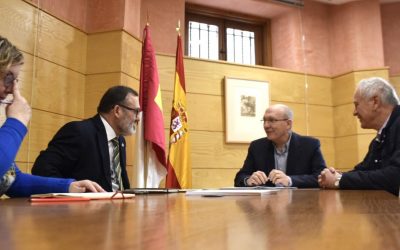 Reunión con el comisionado para el Reto Demográfico en Castilla-La Mancha D. Jesús Alique