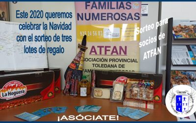 Sorteo de tres Lotes de Navidad para socios de ATFAN