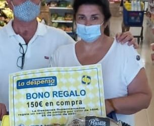 Entregada la Cesta Sorteada de la Despensa ¡¡¡ ENHORABUENA AL SOCIO 4570 !!!