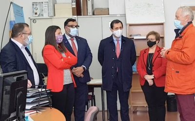 Visita a la sede de ACAMAFAN de Bárbara García Torijano, Consejera de Bienestar Social