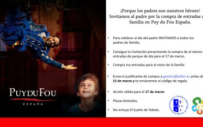 ¡¡¡ Recordaros !!! Oferta especial en Puy du Fou para el día del Padre