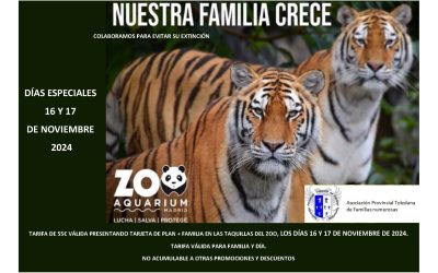 Jornadas familiares en el Zoo Aquarium de Madrid.