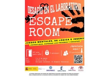 VUELVE A TOLEDO «ESCAPE ROOM» Desafío en el Laboratorio. ¡¡¡NO TE LO PIERDAS!!!
