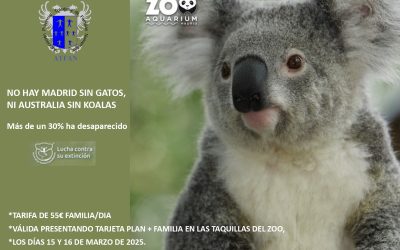 Nuevas Jornadas familiares 2025 en el Zoo Aquarium de Madrid.