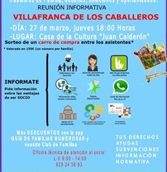 REUNION ATFAN EN VILLAFRANCA DE LOS CABALLEROS. VEN E INFORMATE, RESOLVEREMOS TUS DUDAS