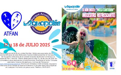 Jornadas familiares en AQUOPOLIS de Villanueva de la Cañada-17 y 18 de Julio 2025