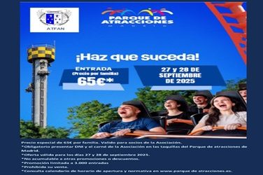 Jornadas familiares en el Parque de Atracciones de Madrid- 27 y 28 Septiembre 2025