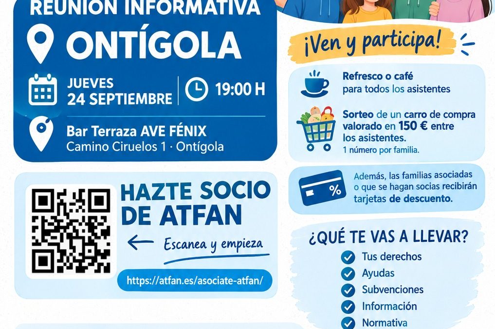 Próxima reunión informativa con las familias numerosas de Ontígola